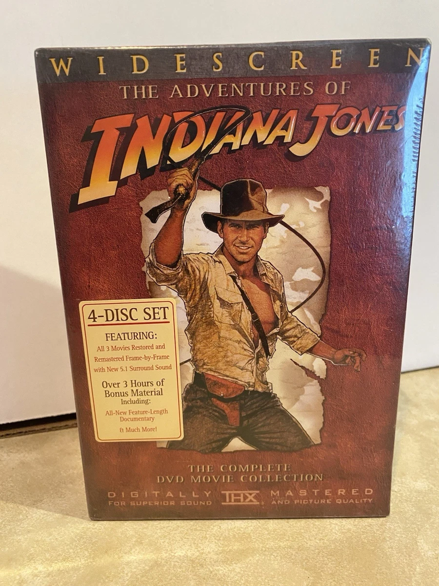 Indiana Jones Complete Series Box Set DVDs & Blu-ray Discs for