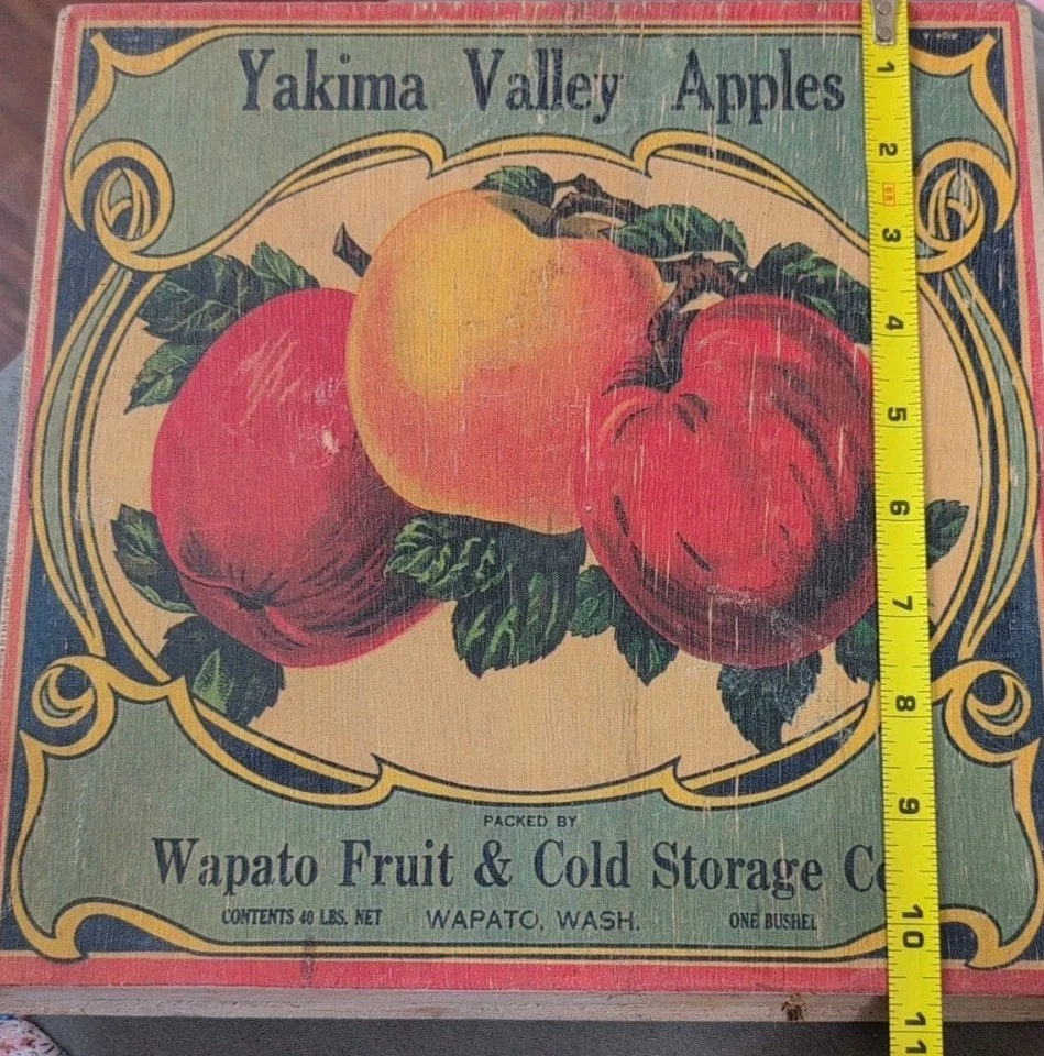 Vintage Yakima Valley Apple Decor- Country Chic Farmhouse - Image 3 of 4