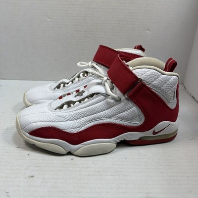 2005  NIKE AIR MAX PENNY IV 4 WHITE RED BLACK CHICAGO ONE 11.5