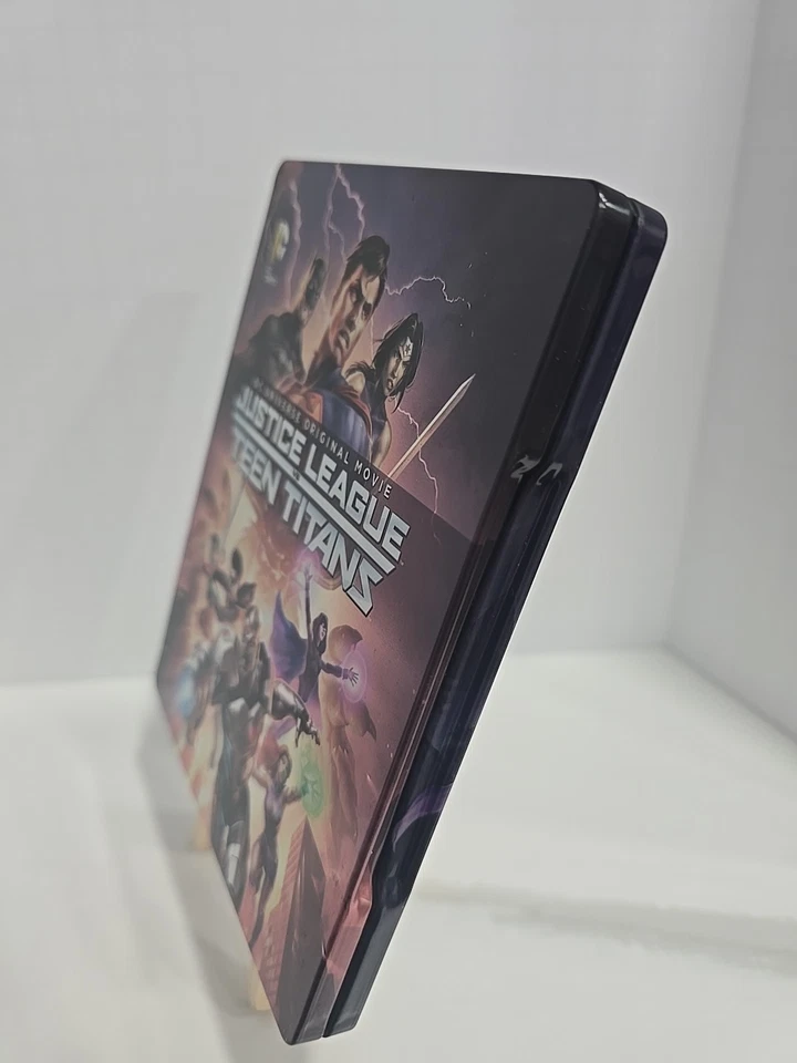 DC Justice League Vs. Teen Titans (Blu-ray + DVD Steelbook 2016) New (Other) - Image 3 of 4