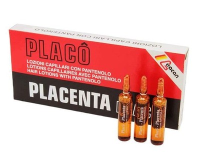Hair loss Placenta Placo for hair intensive treatment 0.08 Fl Oz (Pack of 12) 