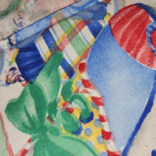 1Y21" Colorful Little Girls Shoes Ballerina Quilt Curtains Tote Crafts Fabric 2A - Picture 3 of 6