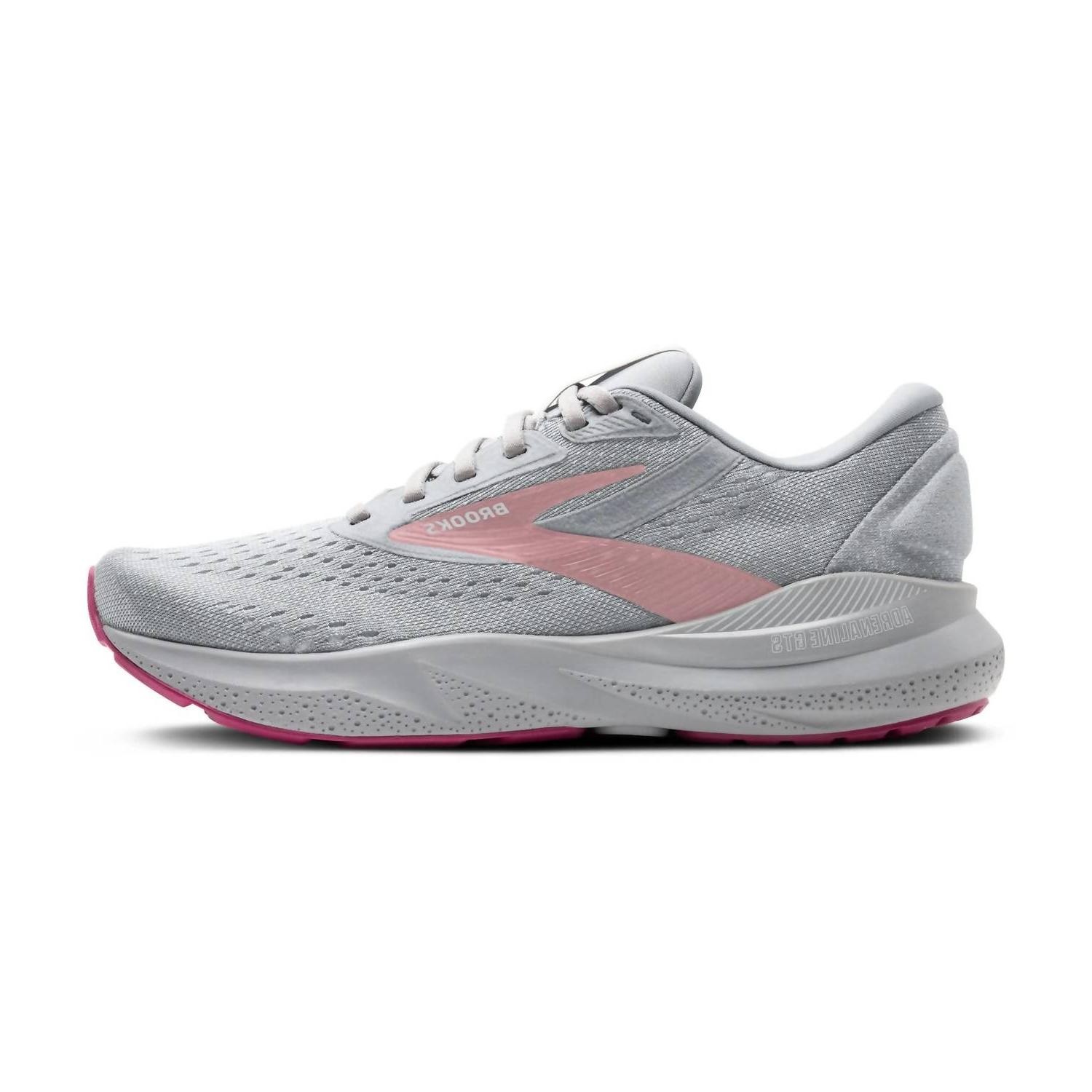 Brooks Women's Adrenaline Gts 24 Running Shoes Alloy / White / Zephyr