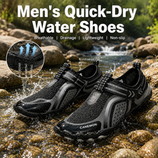 Aqua Socks Water Shoes, Men Quick-Dry Style for Beach Swim Yoga Wear