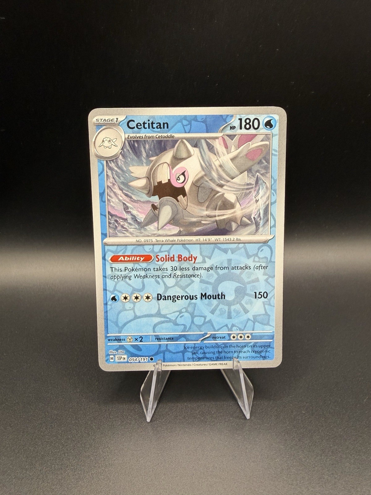 Pokemon Cetitan Surging Sparks 54/191 Reverse Holo Near Mint English
