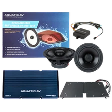 AQUATIC AV Fits BT301 Ultra Marine Speaker Kit For Harley FLHT '14 & Up