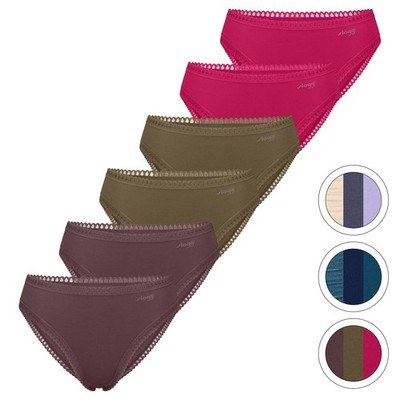 6er Pack - sloggi - GO Crush - Slip - Midislip - Damen - Unterwäsche - Unterhose