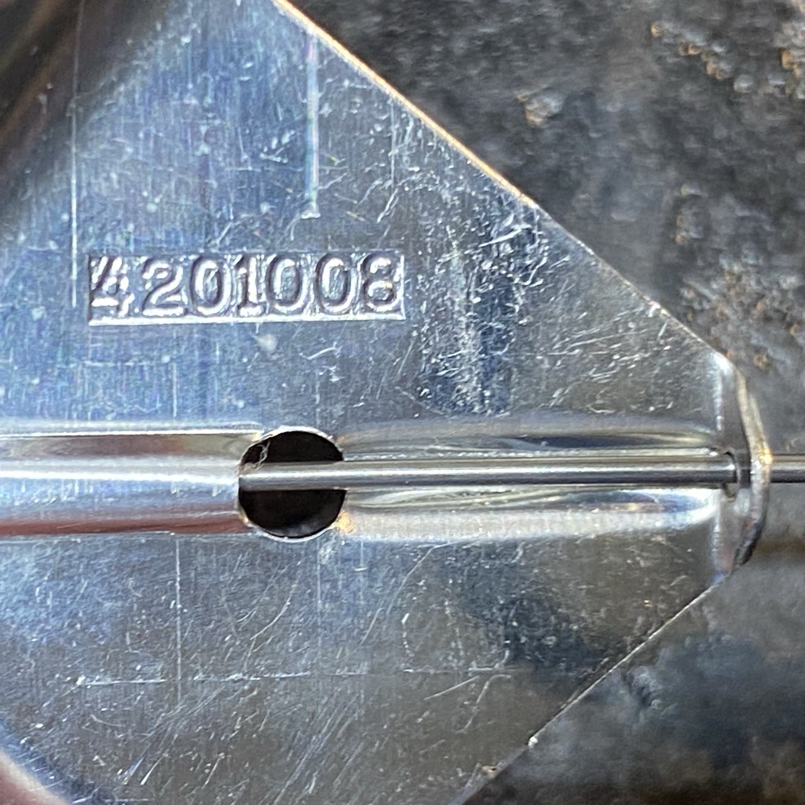 Vtg Lurh Jensen HERB'S Dilly BUZZ Chrome Spoon Buzzbait Topwater 5/8 Fish Lure - Image 5