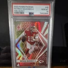 Panini Phoenix Patrick Mahomes II Fire Burst #45 PSA 10 Football Card