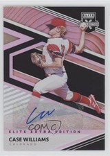 2020 Panini Elite Extra Edition Signatures Case Williams #117 Auto q4j
