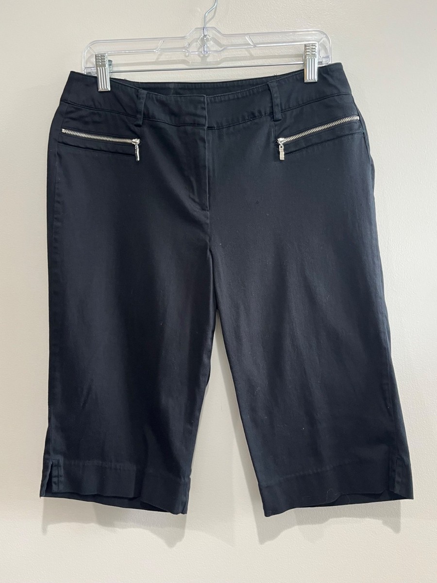 Pantalon Capri New Directions - Taille 10 - Noir - Neuf Avec étiquettes - Pour Femme