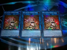 3x Hiita the Fire Charmer, Ablaze 1st Edition Super Rare RA04-EN074 Yu-Gi-Oh!