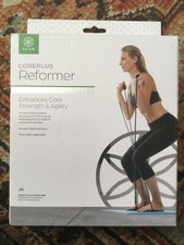 GAIAM CorePlus Reformer Trainer Dual Resistance Free Online Yoga Class Exercise