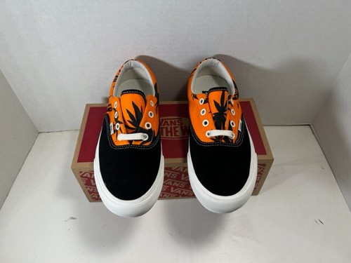 VANS ERA CANNABIS LOW UNISEX MEN SIZE 6 = WOMEN SIZE 7.5 SHOES BLACK/ORANGE NEW - Bild 6 von 9