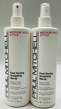 2 paul mitchell fast drying sculpting medium hold spray 12.8oz scuffed bottles