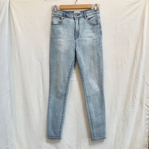 Abrand Jeans 10 28 Women High Skinny Light Blue Denim Wash Hi Rise Stretch Slim