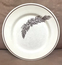 Vintage Wallace China Eng Skell Restaurant Ware California Pines Plate