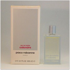 Calandre Paco Rabanne Eau de toilette 0.17 fl.oz. 5 ml. miniperfume damaged box