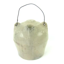 Antique Stoneware Whiskey Jug XXX Moonshine F.H. Weeks Akron Ohio 1891-1910