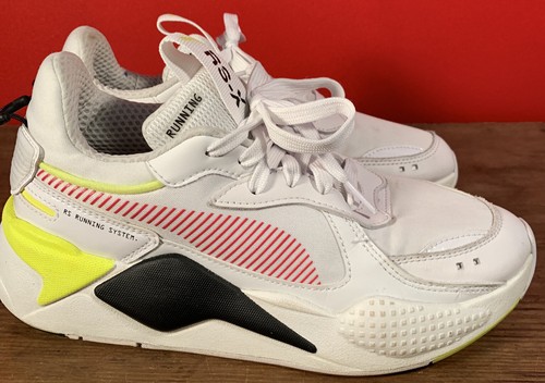 puma rsx white red yellow