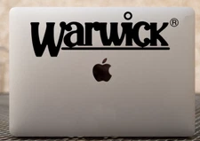 Warwick Bass Logo Decal- Guitar Sticker- Music Decal- Vinyl Decal-Band Decal