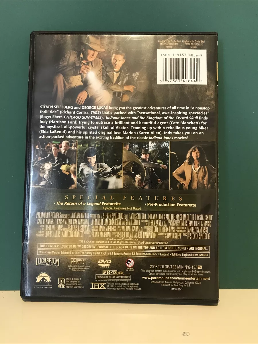 INDIANA JONES & THE KINGDOM OF THE CRYSTAL SKULL (2008) Full 35mm Movie  Feature