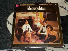 Metropolitan Laserdisc LD Whit Stillman Carolyn Farina Will Kempe Free Ship $50