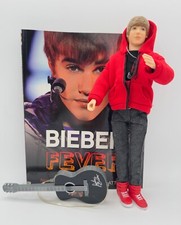 Justin Bieber Doll with Guitar 2010, 2011 Bieber Fever Book