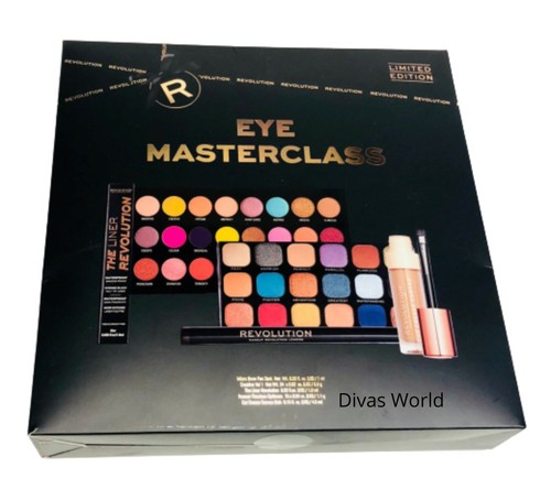 Revolution Eye Masterclass Makeup Kit Eyeshadow Palette Brow Pen Dark The Liner Ebay