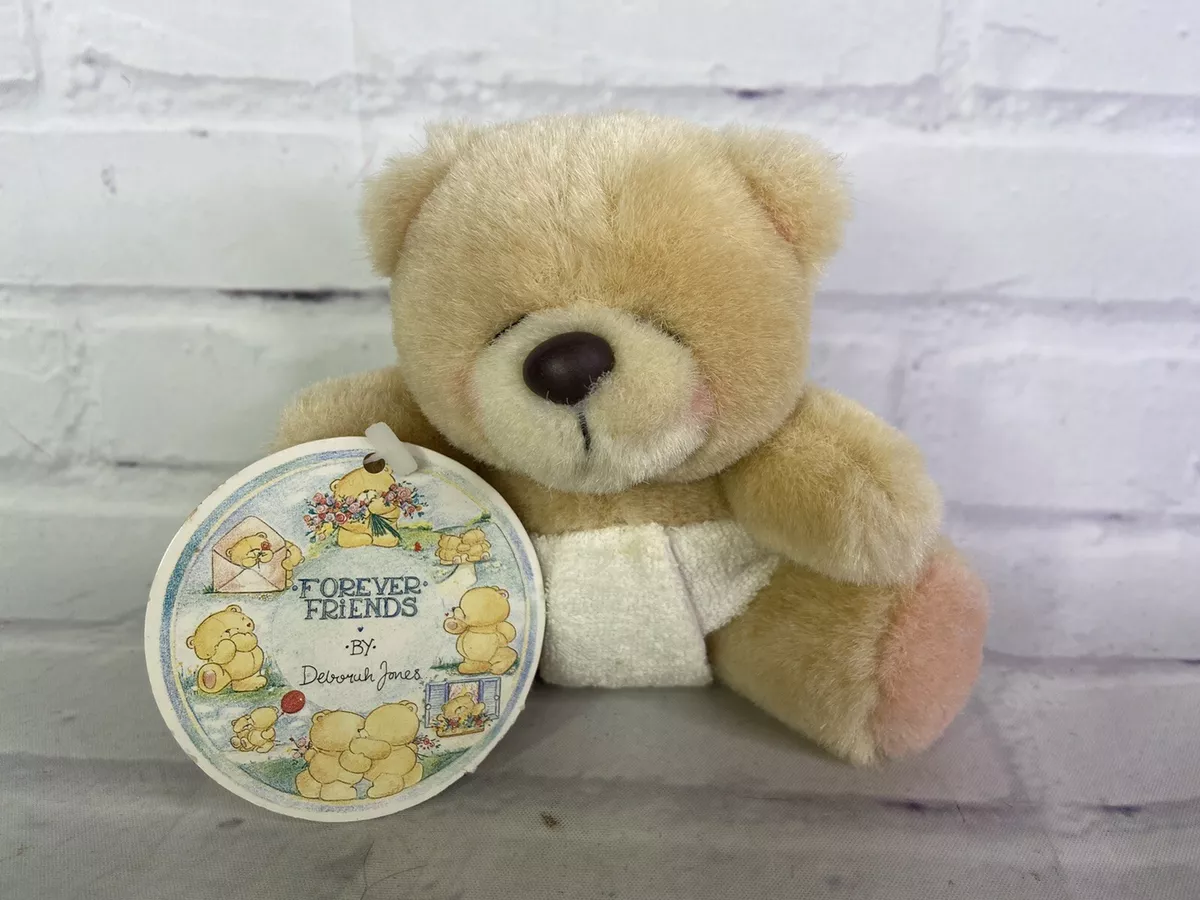 Hallmark Forever Friends Mini Cute Bear With Cloth Diaper Plush Stuffed Animal