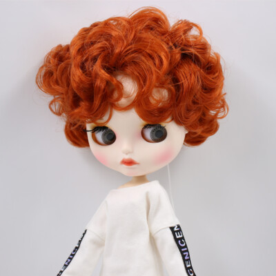 12'' Factory blythe Doll Ginger curly hair carved lips matte face joints body