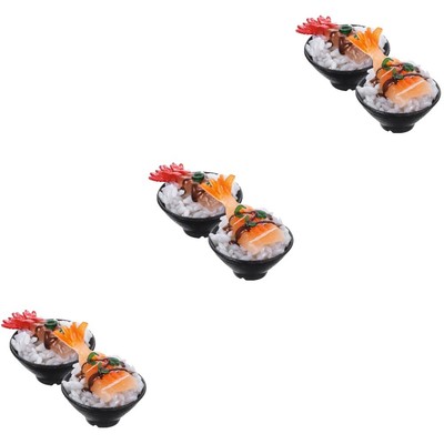  3 Pieces Sushi-Modell Lebensmittelmodell Spielzeug Prop Essen Kind