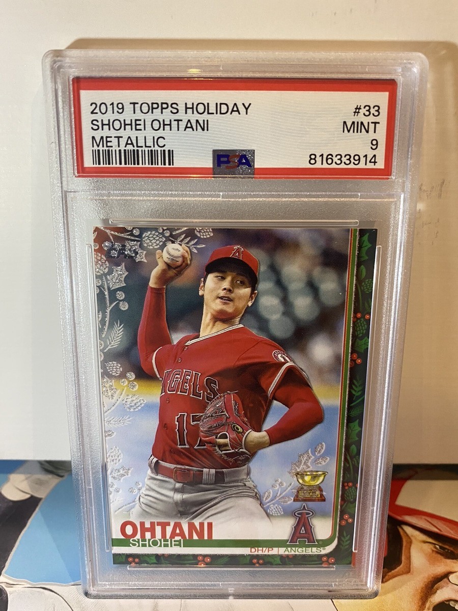 大谷翔平 2019 TOPPS HOLIDAY PSA9 #HW33