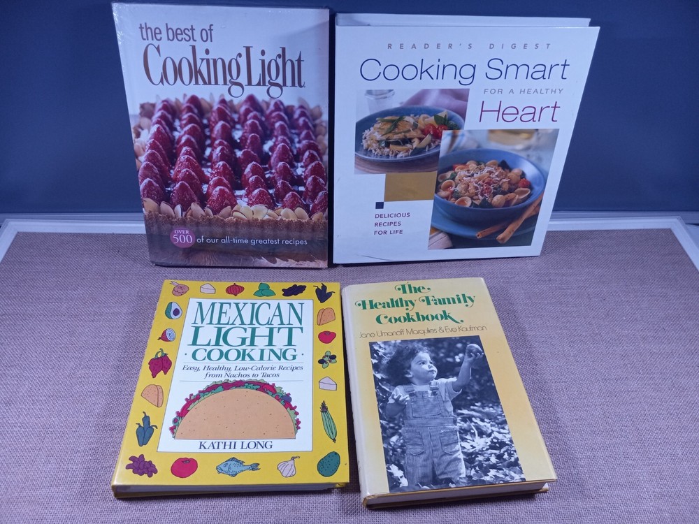Healthy Cookbook Lot of 4--Healthy Family, Mexican Light, Healthy Heart, Light Healthy Cookbook Lot of 4--Healthy Family, Mexican Light, Healthy Heart, Light