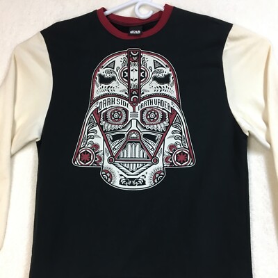 Star Wars Darth Vader Dark Side Mens M Sweatshirt Black/White Graphic Pullover