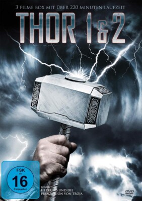 Thor 1 & 2 & Thunderstorm - Return of Thor & Herkules - 3 Spielfilme DVD/NEU/OVP
