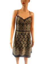 NWT Nine West Satin and Lace Party Dance Prom Dress Size 14