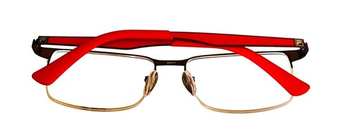 Fila Mens Gunmetal Rimless Rectangle Metal Eyewear Frame VF9969. 627. 54mm - 第 6/12 張圖片