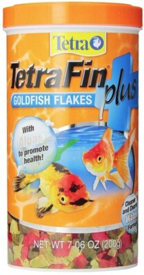 Tetra TetraFin Plus Goldfish Flakes Fish Food 7.06 oz (200 g)