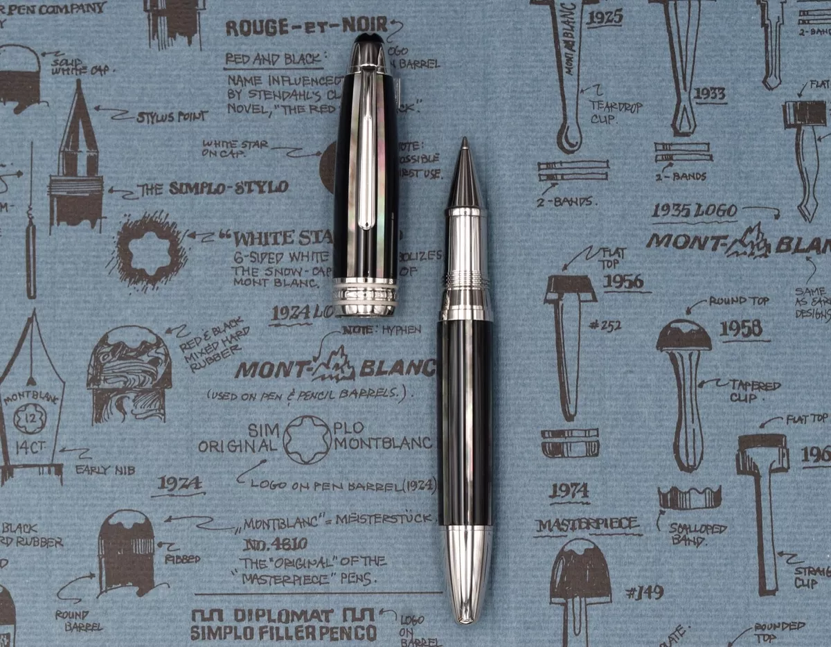 Montblanc Meisterst ck Solitaire Moon Pearl LeGrand Rollerball Pen