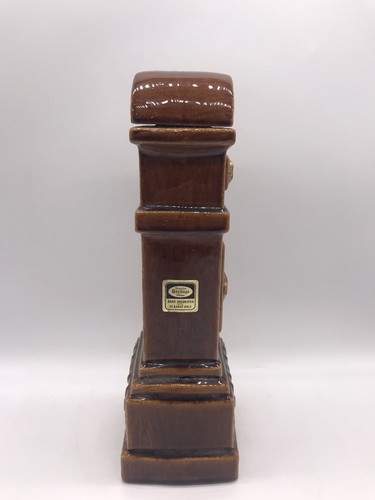 Vintage Ezra Brooks Heritage Whisky Clock Decanter, VGC,No Chips/Cracks, 12"Tall - Picture 4 of 5