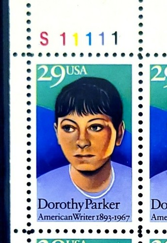 1992 Plate Block 2698! MNH US Stamps! Dorothy Parker XF in Scott Mount! BV $5.85 - Picture 2 of 2