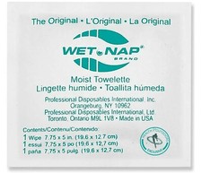 100 Fresh Nap Disposable Moist Towelettes (7 x 5) 100 Count Kari Out Wet Wipes