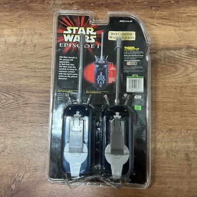 Vintage Star Wars Episode 1 Jedi Comlink Walkie Talkies