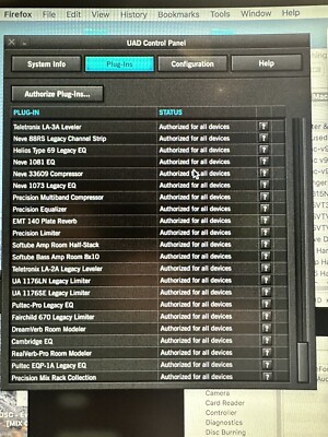 UAD2 Octo Karte mit über £5k Plugins!!!