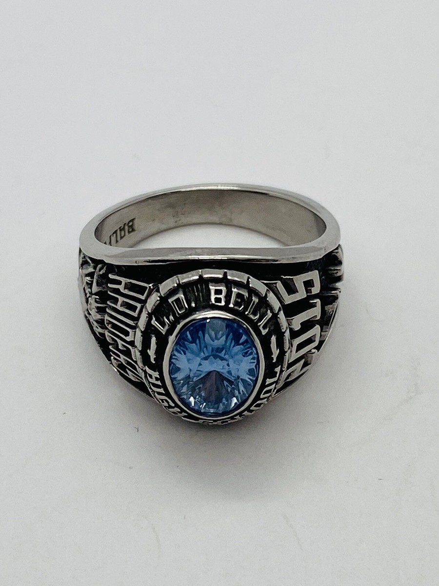 BALFOUR CELESTRIUM CLASS RING RAIDERS CHRISTIAN CROSS FISH BALFOUR CELESTRIUM CLASS RING RAIDERS CHRISTIAN CROSS FISH