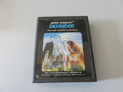 Spiel Videogame Vintage Atari 2600 Defender CX2609 1981 Game Program