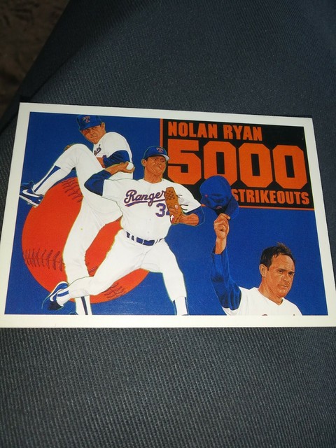 nolan ryan 5000 strikeout baseball card | eBay