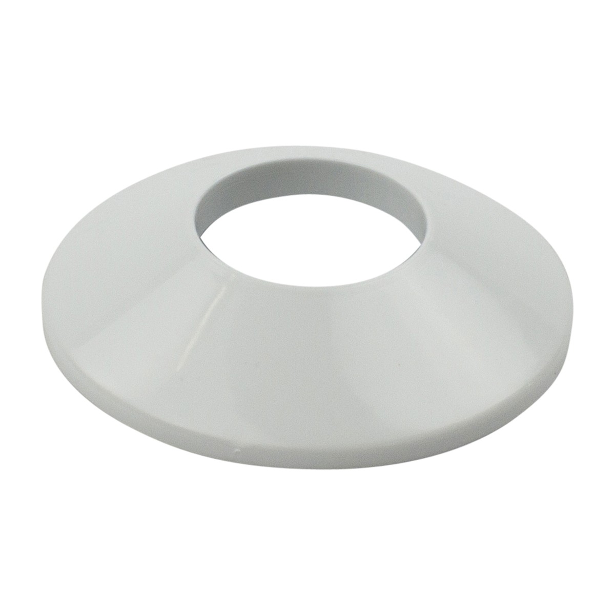 Rohrabdeckung Deko 4er Set – Passend Für 30-55mm Flansch, Weiß, PP-Kunststoff, Für Wasser- & Heizungsrohre