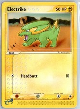 Electrike - 52/109 Common Ruby and Sapphire 52/109 MP Pokemon TCG on eBay